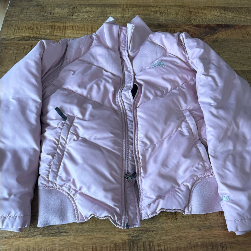 North Face Pink Puffer Jacket